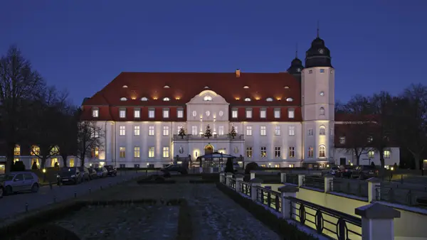 Det hyggelige Schlosshotel Flesensee.