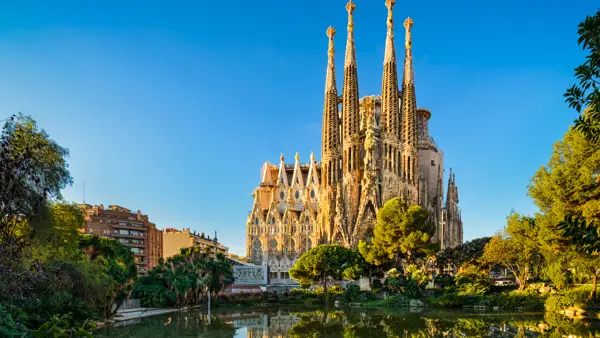 La Sagrada Familia i Barcelona.