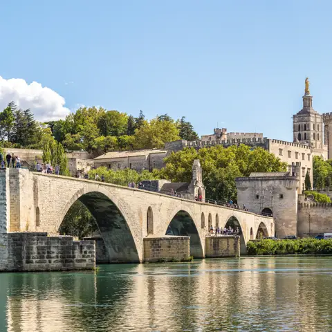 Pont Saint-Bénézet i Avignon.