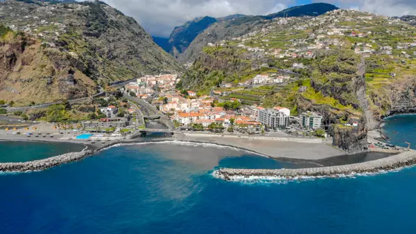 Ribeira Brava på Madeira.