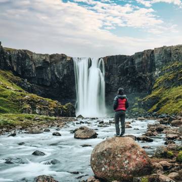 Island Seyðisfjörður Gufufoss.