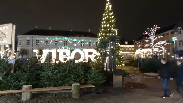 Julemarked i Viborg .