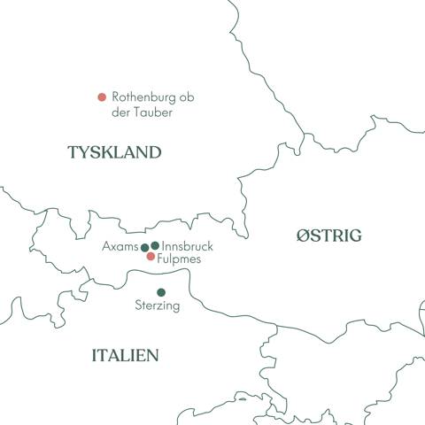 Fulpmes - Jul I Tyrol i Østrig - Ruteplan.