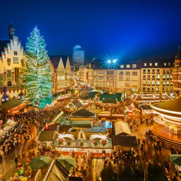 Det store og hyggelige julemarked i Frankfurt.